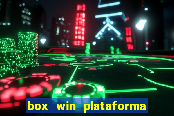 box win plataforma de jogos